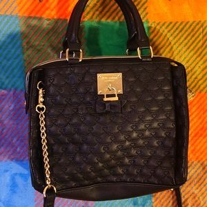 Betsey Johnson Bag with Metal and Quilting Detail